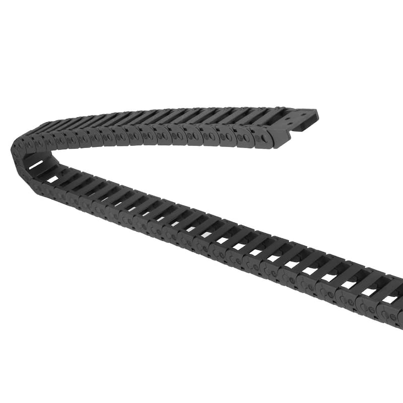 Drag Chain Cable Carrier Open Type with End Connectors 10X20mm 1M Plastic