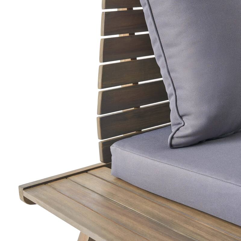 Sedona Acacia Wood 3-piece Outdoor Chat Set by Christopher Knight Home