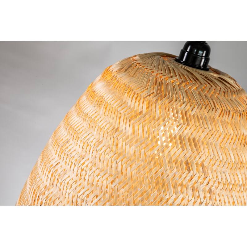 Handmade Rattan Pendant Light 22.in