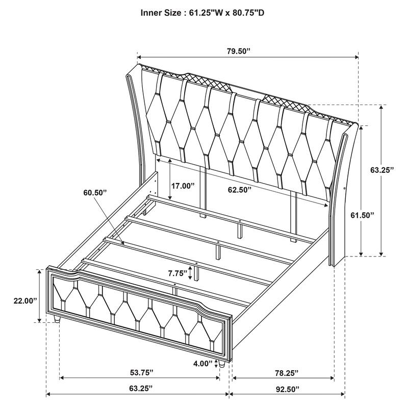 Lorient Bedroom Set Black