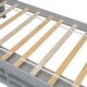 preview thumbnail 38 of 38, Twin House Bed with Roof Frame, Bedside-shelves, Under Bed Storage Unit