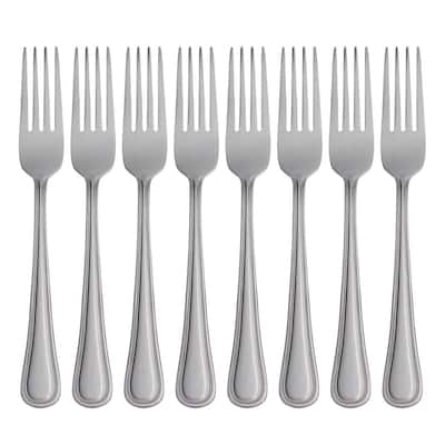 Oneida Tress Everyday Flatware Dinner Forks, Set Of 8