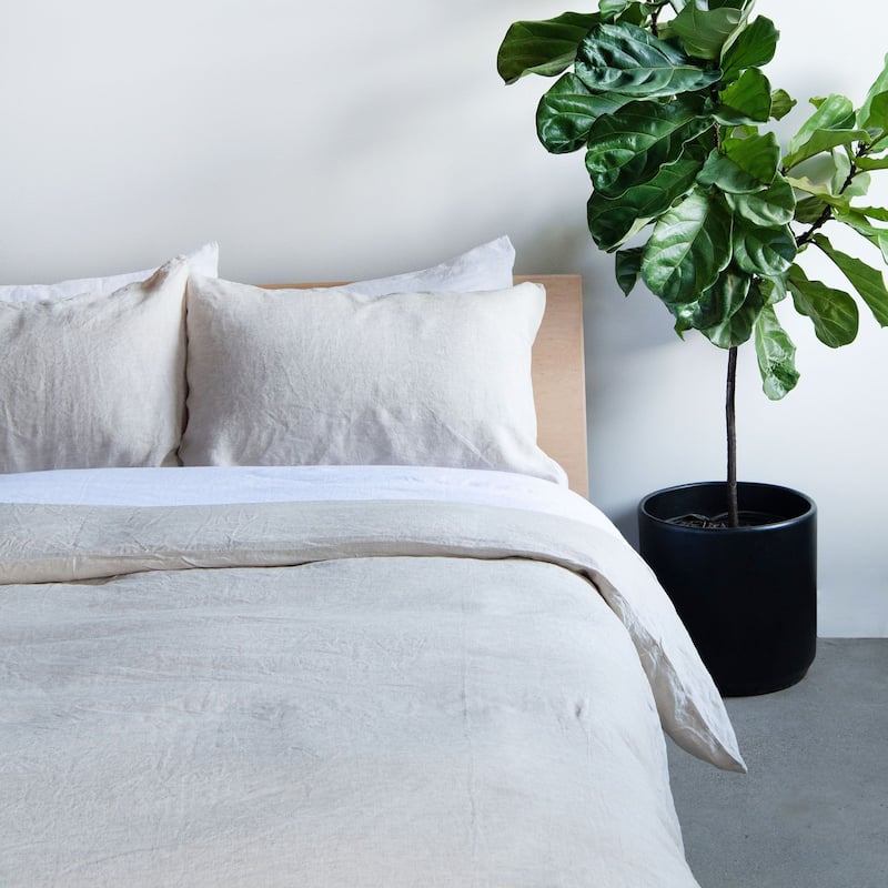 100% French Linen Duvet Cover by BOKSER HOME