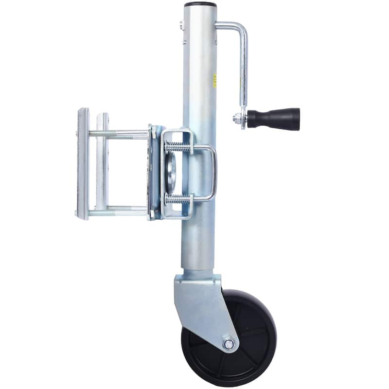 Trailer Jack, Boat Trailer Jack 32.8 in, Bolt-on Trailer Tongue Jack Weight Capacity 1000 lb, with PP Wheels and Handle