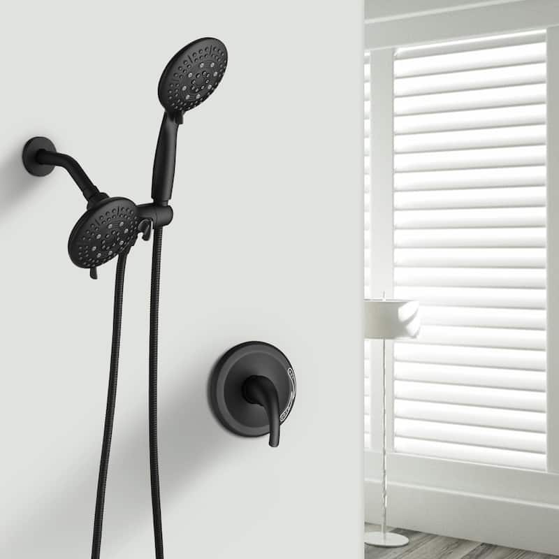 YASINU Shower System with Handheld Showerhead & Rain Shower Combo Set