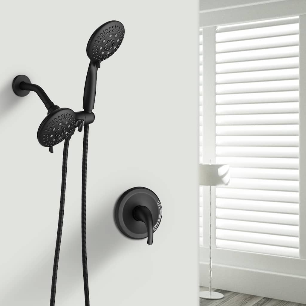 YASINU Shower System with Handheld Showerhead & Rain Shower Combo Set