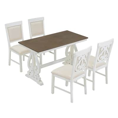 5-Piece Retro Dining Set