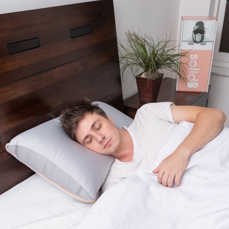 Solid8 Graphene Down Alternative Bed Pillow With Allergen Barrier