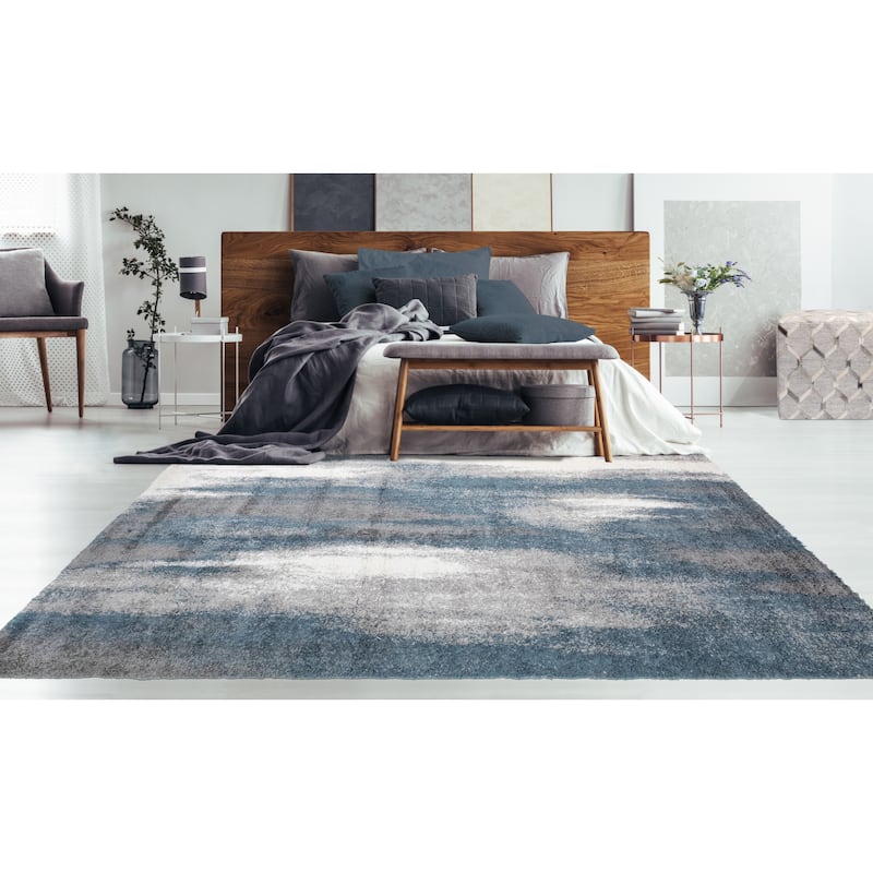 Noori Rug Lux Baxter Abstract 2-Inch Shag Rug