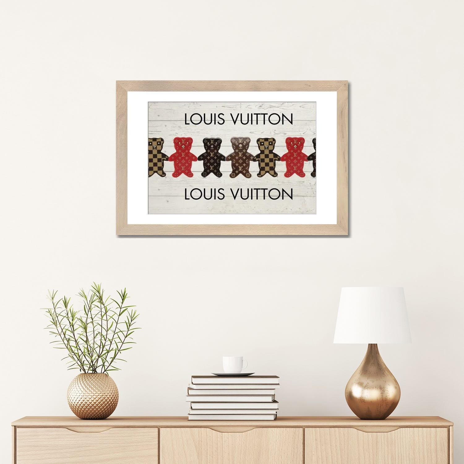 iCanvas Louis Vuitton Louboutin Bag by Julie Schreiber Framed - Bed Bath  & Beyond - 37203224