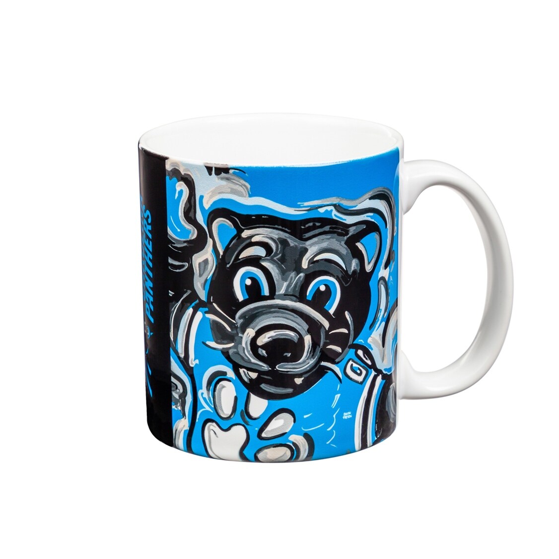 Carolina Panthers, 11 oz Justin Patten Design Ceramic Coffee Mug - Bed Bath  & Beyond - 41230179