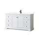 Option White / Giotto Quartz Top / Matte Black Hardware