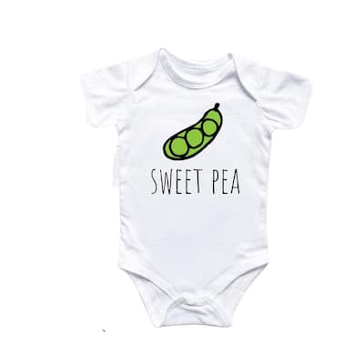 Sweet Pea - Baby Boy Girl Clothes Infant Bodysuit Funny Cute Newborn