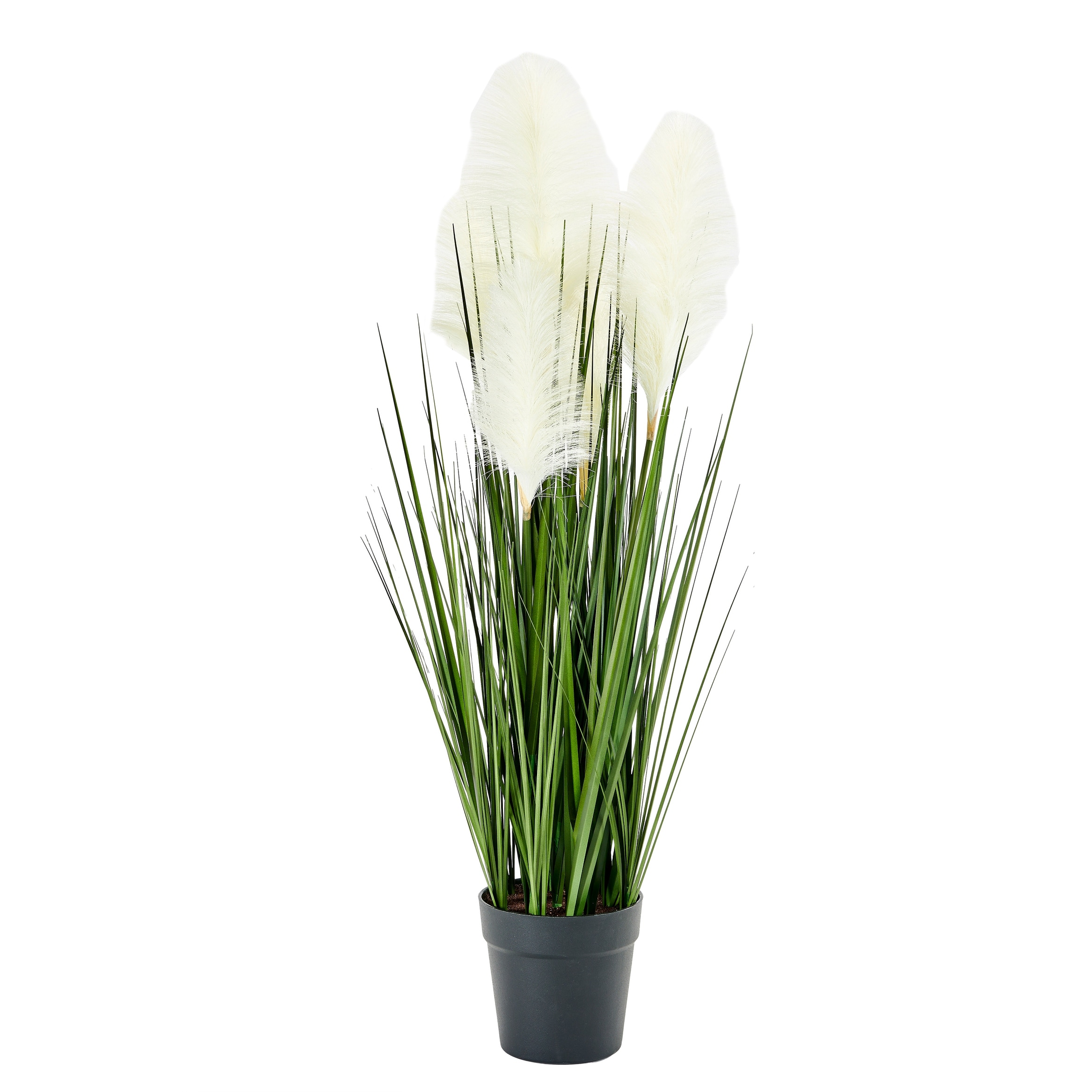 Worth Imports 32-in Indoor Floor Pampas Grass Artificial Plant one_size in White | 1956