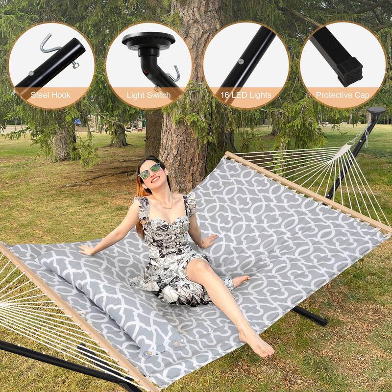 12 ft. Hammock with Stand - 149.6*55.1*45.3