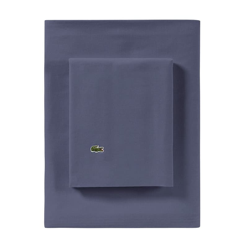 Lacoste Percale Cotton Crisp Feel Solid Sheet Set