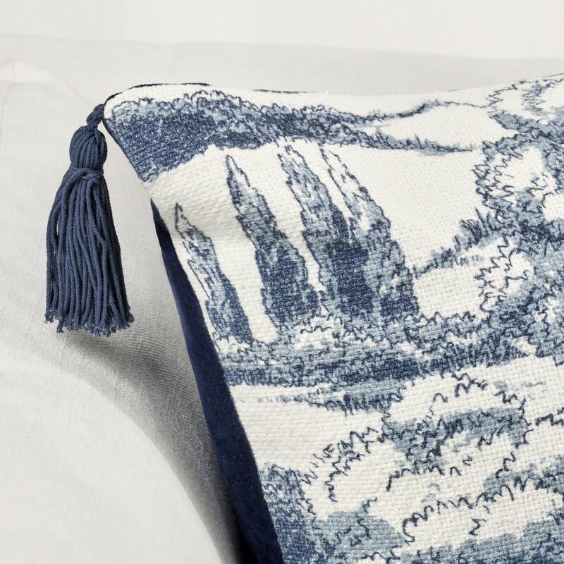 Villa by Classic Home Stonework 22" Blend Throw Pillow