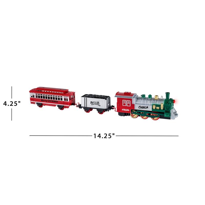 Animated Train Around The Tree
