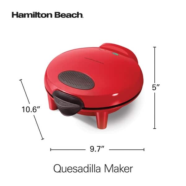 Hamilton Beach Red Quesadilla Maker Bed Bath & Beyond 6075084