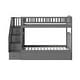 preview thumbnail 6 of 6, Westbrook Staircase Bunk Twin over Twin with Twin Trundle in Grey