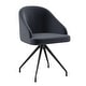 preview thumbnail 22 of 75, Martha Stewart Upholstered Stationary Swivel Home Office Chair