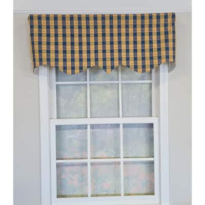 RLF Home Cherry Squares Regal Valance