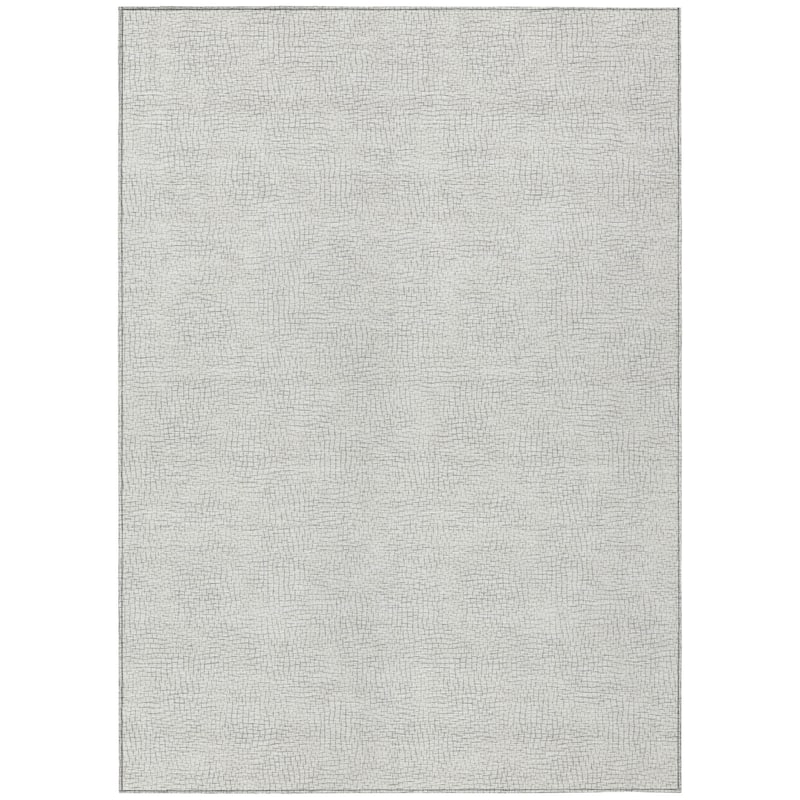 Machine Washable Indoor/ Outdoor Solid Causal Chantille Rug