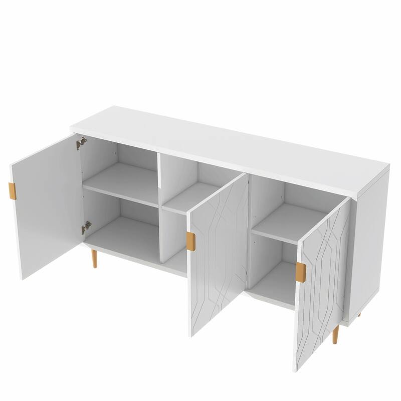 Contemporary TV Stand for TVs up to 70 Inches, Media Center