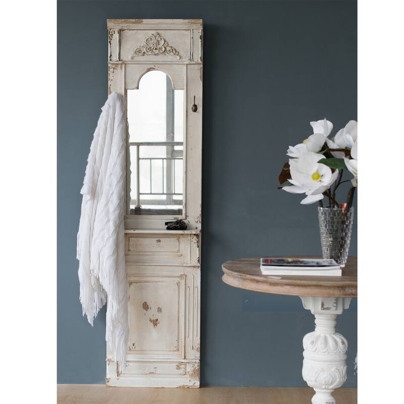 Classic Vintage Antique White Wall Mirror