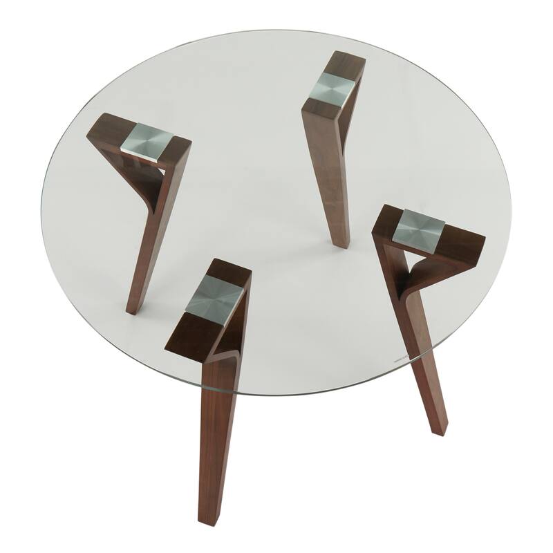 Carson Carrington Sala Mid-Century Modern Round Dinette Table
