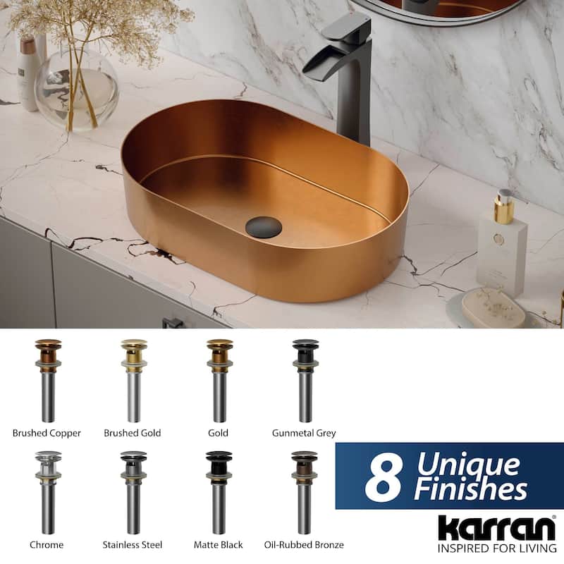 Karran USA PUOF25 Karran PUOF25 Pop-Up Vanity Bowl Drain with Overflow