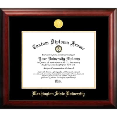 Washington State University 14w x 11h Gold Embossed Diploma Frame