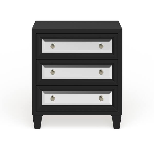 Shop Safavieh Marlon 3 Drawer Black Storage Chest Overstock 19484413