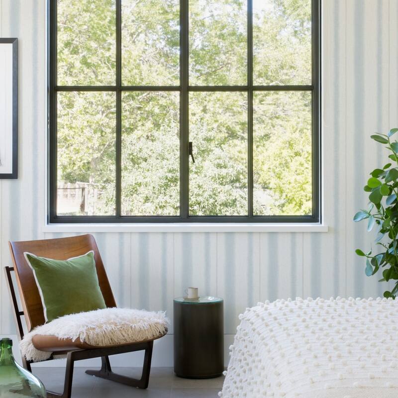 A-Street Prints Alena Sky Blue Soft Stripe Wallpaper