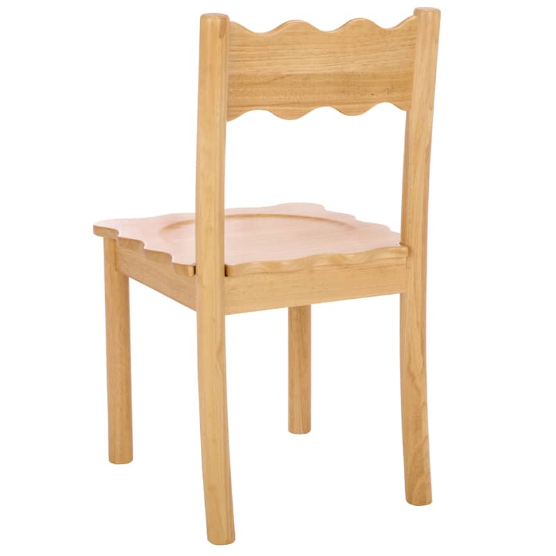 SAFAVIEH Home Nolly Scallop Dining Chair (Set of 2) - 20"W x 19"D x 34"H