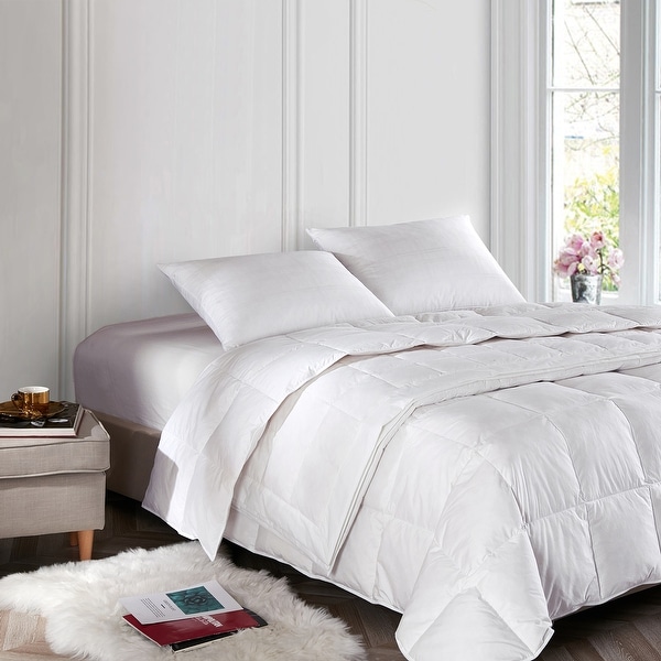 Velvet Heart 95 5 Goose Feather and Down Minifeather Cotton Bed