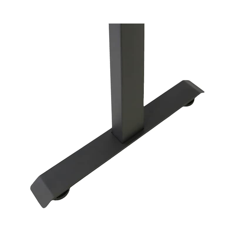 Hartford Electric Sit/Stand L-Desk and Return, Height Adjustable Table, Wood Adjustable Office Corner Desk and Return, Black