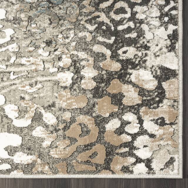 N Natori Serengeti Leopard Area Rug