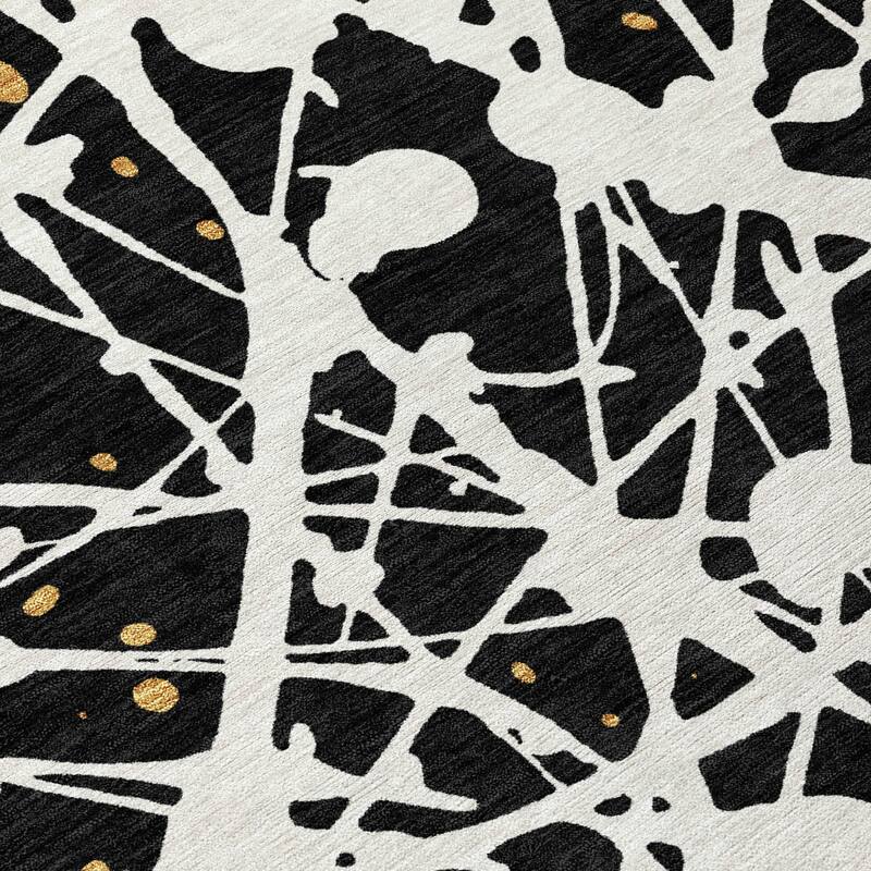 Machine Washable Indoor/ Outdoor Modern Campo Chantille Rug