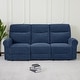 preview thumbnail 90 of 118, MCombo 64.6" Wall Hugger Power Loveseat Fabric Recliner Sofa with USB Ports