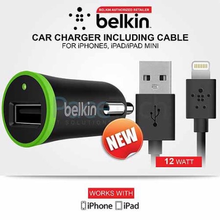 Shop Belkin F8j121bt04 Blk Boost Up Car Charger With Shop Belkin F8j121bt04 Blk Boost Up Car Charger With