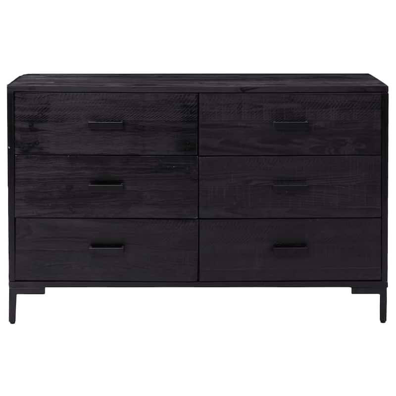 vidaXL Sideboard Coffee Bar Buffet Cabinet Modern with Drawers Solid Wood Pine - 43.3" x 13.8" x 27.6"