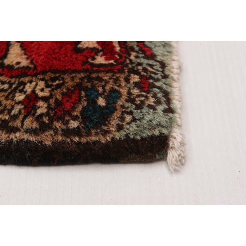 ECARPETGALLERY Hand-knotted Anadol Red Wool Rug - 3'7 x 9'7