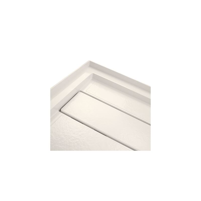 Transolid Linear 60" x 30" Alcove Shower Base with Right Hand Drain - 60" x 30" - 60" x 30"