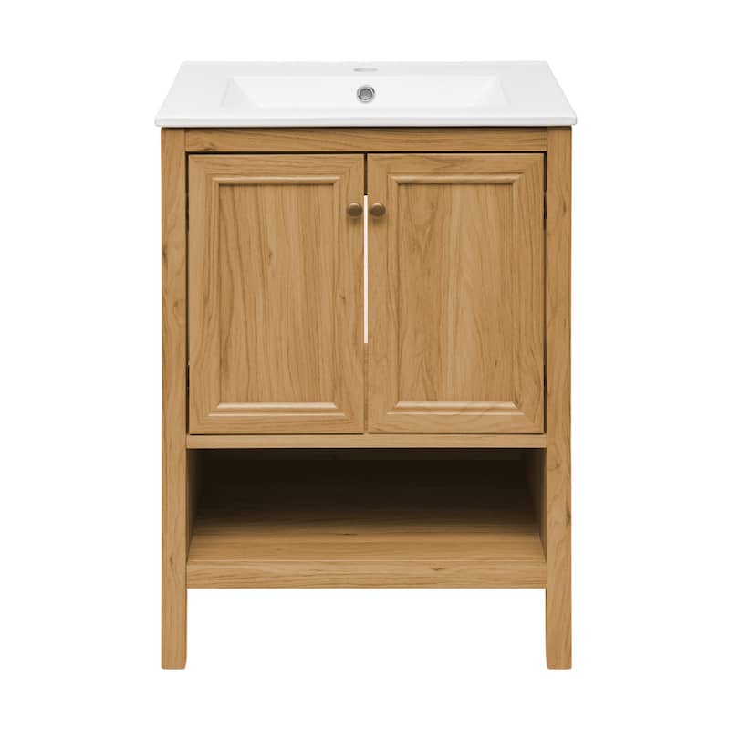 Chateau 24" Bathroom Vanity In Natural Oak