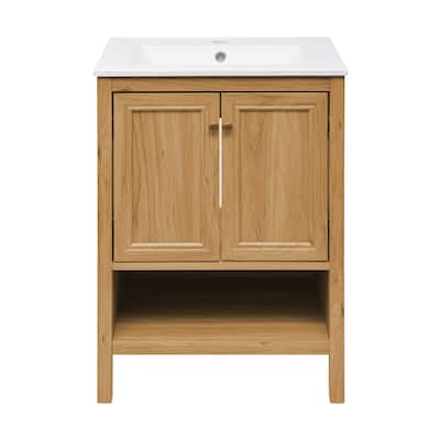 Chateau 24" Bathroom Vanity In Natural Oak