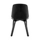 preview thumbnail 46 of 62, Brinley Walnut or Black Wood Upholstered Dining Chair