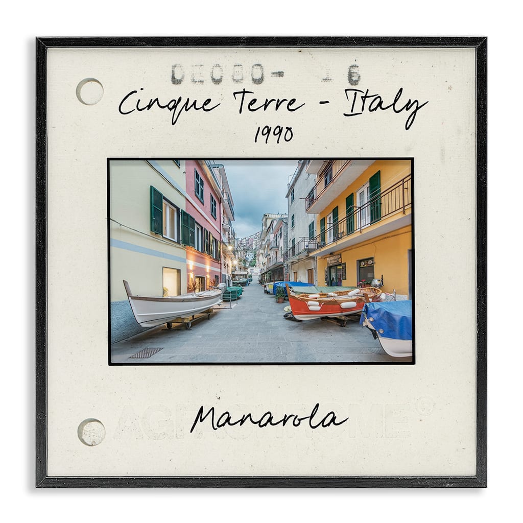 Stupell Vintage Travel Italy View Framed Giclee Art Design By Danita Delimont