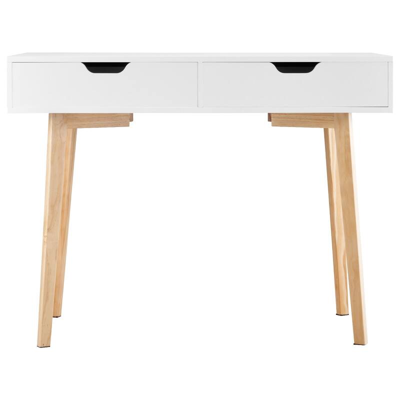 Kids Desk with Drawers for Bedroom, Wooden Study Table for Writing - 38.98 x 20.08 x 30.12 in