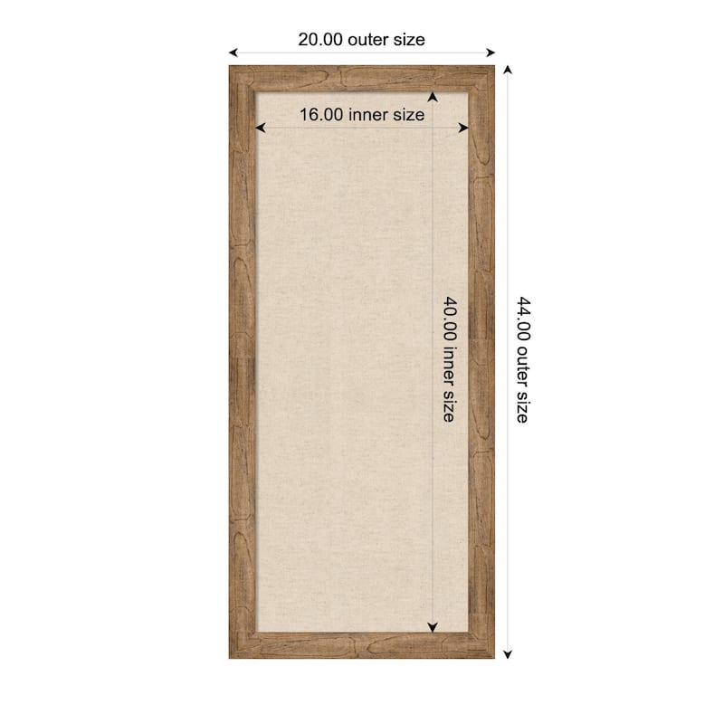 Kate and Laurel Pinboard Neutral Linen